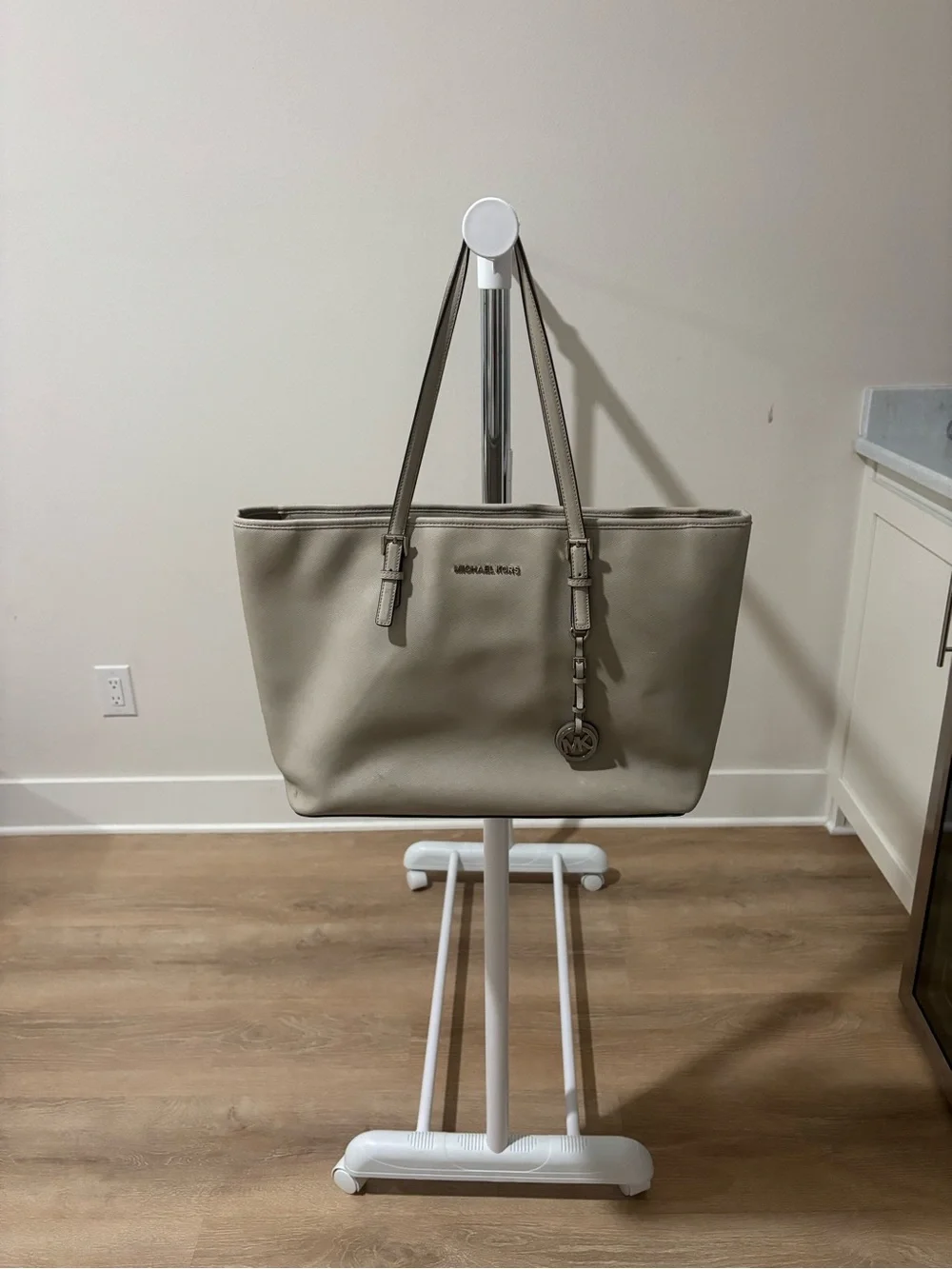 Michael Kors Taupe Saffiano Leather Tote